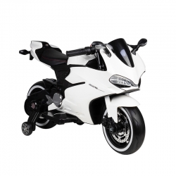 MOTOCYKL ŚCIGACZ NA AKUMULATOR SX1628 BIAŁY