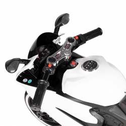 MOTOCYKL ŚCIGACZ NA AKUMULATOR SX1628 BIAŁY