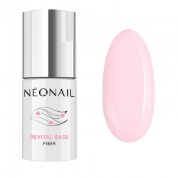 NEONAIL Lakier hybrydowy 7,2 ml - Revital Base Fiber Rosy Blush