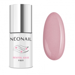 NEONAIL Lakier hybrydowy 7,2 ml - Revital Base Fiber Blinking Cover Pink