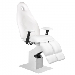 FOTEL KOSMETYCZNY ELEKTR. BASIC 2232A PEDI 1SILN. BIAŁY