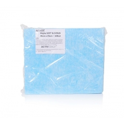 Jednorazowe chusty-myjki zabiegowe 100 szt. soft&scrub 20 x 25 cm