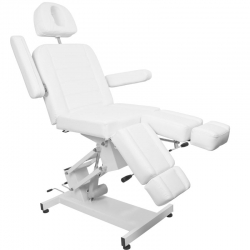 Fotel kosmetyczny elektryczny Azzurro 706 pedi 1 siln. biały V1