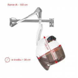 Gabbiano suszarka wisząca Centurion DVI-303W trzy prędkości ionic biała