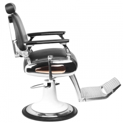 Fotel barberski Gabbiano Moto Style czarny