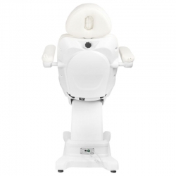 Fotel kosmetyczny elektr. Azzurro 871 4 siln. biały