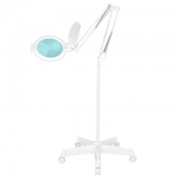Lampa lupa led Glow Moonlight 8012/5" white ze statywem