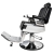 Fotel barberski Gabbiano Royal czarny