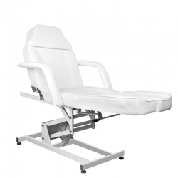 Fotel kosmetyczny elektr. Azzurro 673AS pedi 1 siln. biały