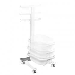 Brodzik do pedicure Comfort na kółkach z funkcją Lift