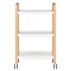 Stolik pomocnik kosmetyczny HS-09 drewno - biały