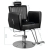 Hair System fotel fryzjerski barberski 0-179 czarny