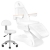 Fotel kosmetyczny elektryczny Sillon Lux 273b 3 silniki z taboretem 304 biały