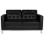 Sofa do poczekalni Gabbiano BM18019 czarna