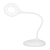 Lampka ring led snake na biurko biała