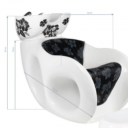 Myjnia fryzjerska Gabbiano Malwa biała