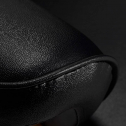 Fotel fryzjerski Gabbiano Florencja z regulowanym zagłówkiem czarny