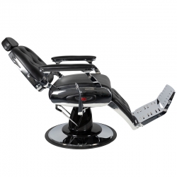 Fotel barberski Gabbiano Pietro czarny