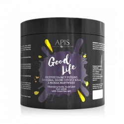 Apis good life oczyszczający peeling do ciała, dłoni i stóp, 700 g