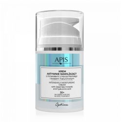 Apis optima, krem aktywnie nawilżający z minerałami z morza martwego i kwasem hialuronowym, dzień i noc 30+, 50 ml
