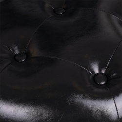 Gabbiano fotel barberski Tito Gold czarny