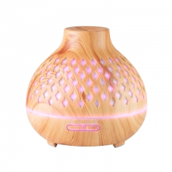Aroma dyfuzor nawilżacz powietrza spa 10 light wood 400 ml + timer