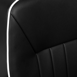 Fotel barberski Gabbiano Livio czarny