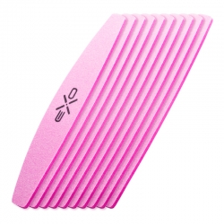 Exo pilnik półksiężyc metalowy rdzeń + polerki 240 10 szt.