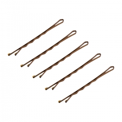 Wsuwki fryzjerskie do włosów 120 szt. E-57 5,6 cm złote