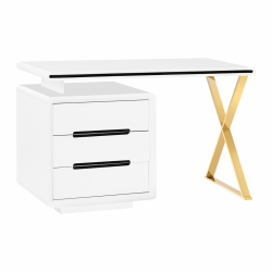 Biurko kosmetyczne 3309B białe