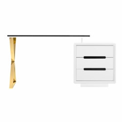 Biurko kosmetyczne 3309B białe
