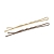 Wsuwki fryzjerskie do włosów E-64 36 szt. 6 cm złote