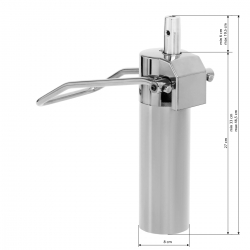 Siłownik do fotela fryzjerskiego D-03 chrom