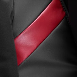 Fotel masujący Sakura Standard 801 czarno-czerwony