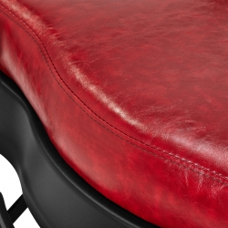 Fotel barberski Gabbiano President czerwony