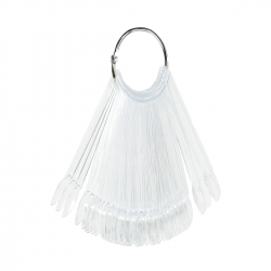 Wzornik do lakierów na kole 50 szt. WZ2 transparentne