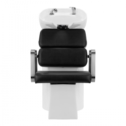 Myjnia fryzjerska Gabbiano Porto czarno-srebrna