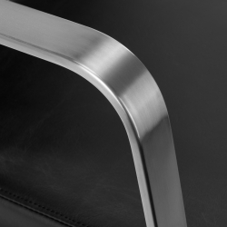 Myjnia fryzjerska Gabbiano Porto czarno-srebrna