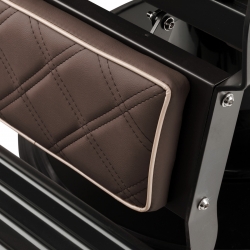 Fotel barberski Gabbiano Carlos Brązowy