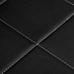 Sofa do poczekalni Gabbiano Avila czarno-złota