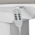 Fotel kosmetyczny elektryczny Azzurro 891 szary
