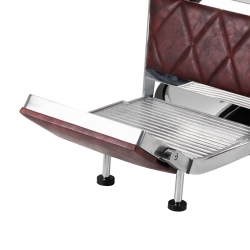 Fotel barberski Hair System BM88066 bordowy