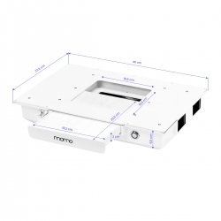 Biurko kosmetyczne MOMO 05-GL z pochłaniaczem