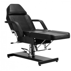 Fotel kosmetyczny hydrauliczny Sillon v2 210 czarny
