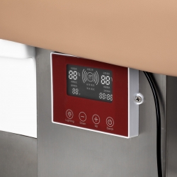 Myjnia fryzjerska z leżanką Head Spa Gabbiano 017B beżowa z taboretem