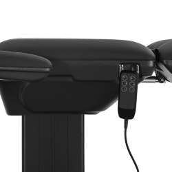 Fotel kosmetyczny elektryczny Sillon Eclipse 3 silniki czarny