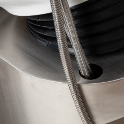 Myjnia fryzjerska elektryczna Gabbiano Sylvia z podnóżkiem beżowa