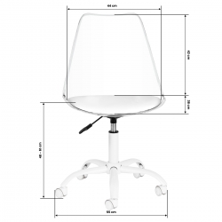 Krzesło kosmetyczne Ghost