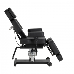 Fotel hydrauliczny do tatuażu Pro Ink 605 płynna regulacja czarny