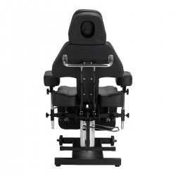 Fotel hydrauliczny do tatuażu Pro Ink 605 płynna regulacja czarny